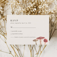 Elegant Woodland Greenerity Red Mushroom Wedding