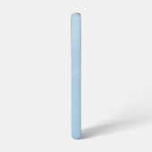 Elegant Wreath Monogram | Blau Samsung Galaxy Hülle (Linke Seite)