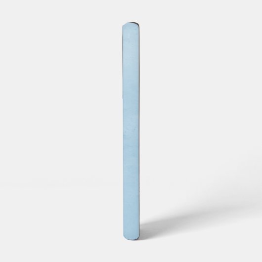 Elegant Wreath Monogram | Blau Samsung Galaxy Hülle (Linke Seite)