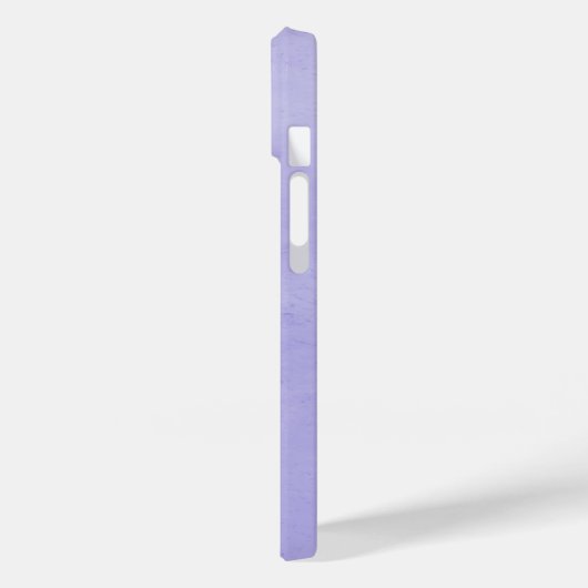 Elegant Wreath Monogram | LILA Case-Mate iPhone Hülle (Rückseite / Links)