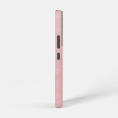 Elegant Wreath Monogram | Rosa Samsung Galaxy Hülle (Rechte Seite)