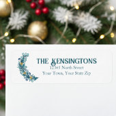 Elegant Wreath Swag Rücksendeadresse