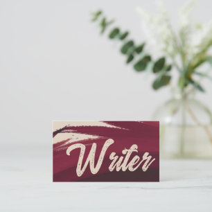 Elegant Writer Visitenkarte