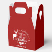 Elegant wünscht dir ein einfaches CHRISTMAS Monogr Geschenkschachtel (Geöffnet)