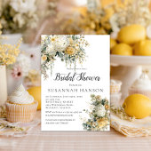 Elegant Yellow and Ivory Floral Bridal Shower | Einladung
