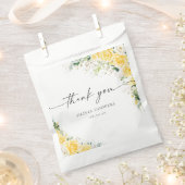 Elegant Yellow Baby Shower Favor Bags Geschenktütchen (Ausgeschnitten)