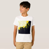 Elegant Yellow Floral Damask T-Shirt (Vorne ganz)