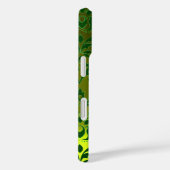ELEGANT YELLOW GREEN DAMASK GEMSTONE MONOGRAMM Case-Mate iPhone HÜLLE (Rückseite / Rechts)