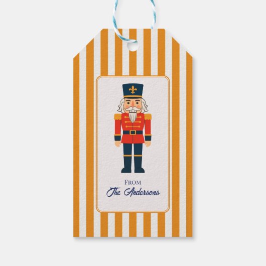 Elegant Yellow Old Money Geschenkanhänger (Rückseite)