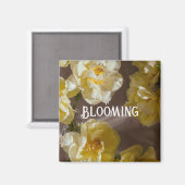 Elegant Yellow tulip Floral Art Magnet (Vorderseite/Rückseite)