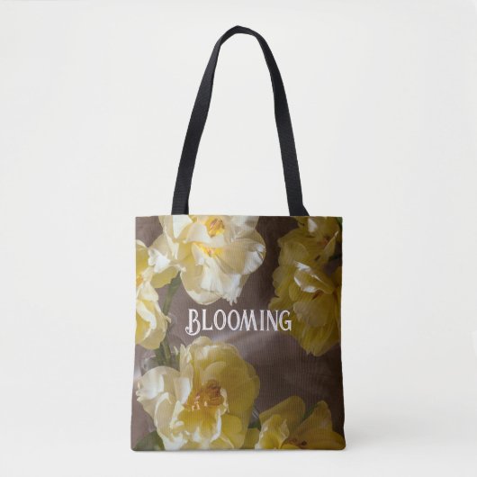 Elegant Yellow tulip Floral Art Tasche (Vorderseite)