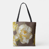 Elegant Yellow tulip Floral Art Tasche (Rückseite)