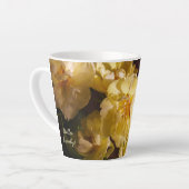 Elegant Yellow Tulips Floral Milchtasse (Linke Ecke)