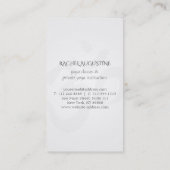 Elegant Yoga Colorful Lotus Om Symbol Mandala Visitenkarte (Rückseite)