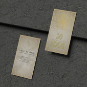 Elegant YOGA Instructor Floral Mandala & OM Symbol Visitenkarte