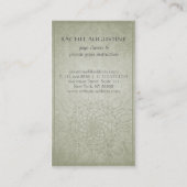 Elegant Yoga Instructor Gold Om Symbol und Mandala Visitenkarte (Rückseite)