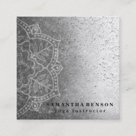 Elegant Yoga Quadratische Visitenkarte