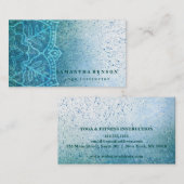 Elegant Yoga Visitenkarte (Vorne/Hinten)