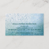 Elegant Yoga Visitenkarte (Rückseite)