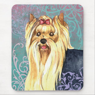Elegant Yorkie Mousepad