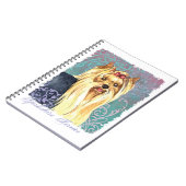 Elegant Yorkie Notizblock (Linke Seite)