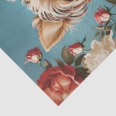 Elegant Yorkshire Terrier Rose Garden Seidenpapier (Detail)