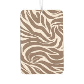 Elegant Zebra Mocha Pattern Autolufterfrischer (Rückseite)