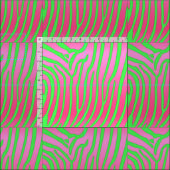 Elegant Zebra Print Fabric Stoff (Kachel)