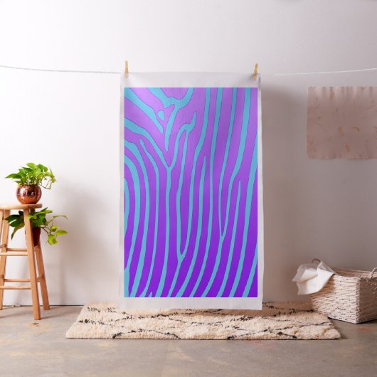 Elegant Zebra Print Fabric Stoff (Beispiel)