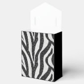 Elegant Zebra Print Favor Box Geschenkschachtel (Geöffnet)