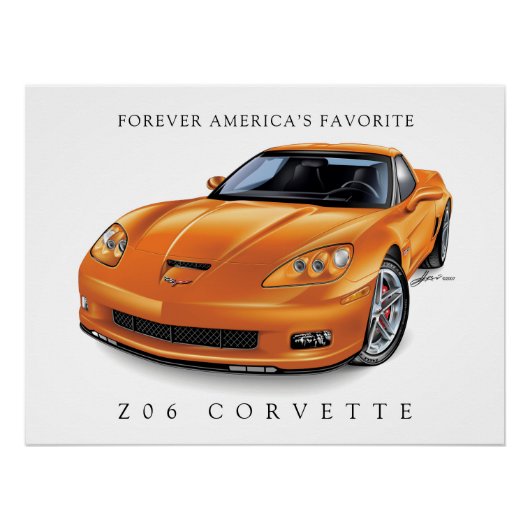 ELEGANT ZEE-O-SIX AUTO ART POSTER (Vorderseite)