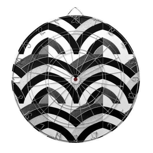 elegant zeitgenössisch Zickzack Dartscheibe (vorne)