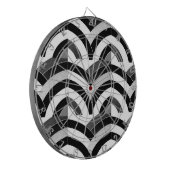 elegant zeitgenössisch Zickzack Dartscheibe (Vorderseite Links)