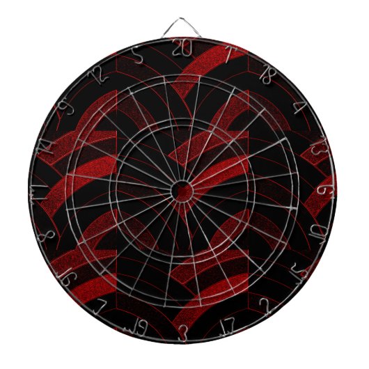 elegant zeitgenössisch Zickzack Dartscheibe (vorne)