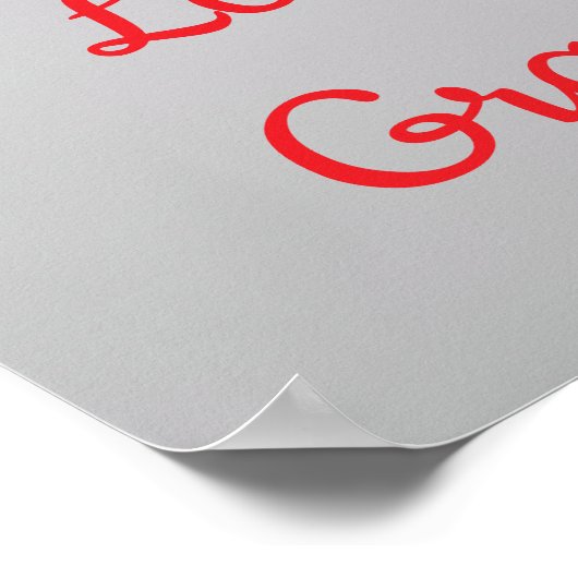 Elegant & zeitlos Januar Geburtskarnation der Blum Poster (Ecke)