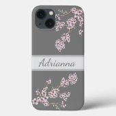 Elegant Zen Cherry Blossom Charm Pink Case-Mate iPhone Hülle (Rückseite)