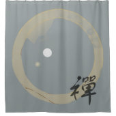 Elegant Zen Duschvorhang (Vorderseite)