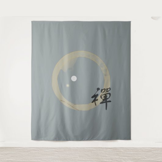 Elegant Zen Wandteppich (Vorderseite)