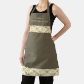 elegant. Ziffern und braun Schürze (InSitu)