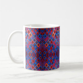 Elegant Zigzag Keramik Tasse
