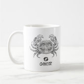 Elegant Zodiac sign Coffee Tasse (Links)