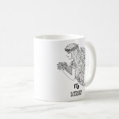Elegant Zodiac sign Coffee Tasse (VorderseiteRechts)