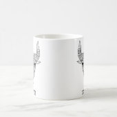 Elegant Zodiac sign Coffee Tasse (Mittel)