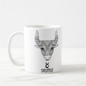 Elegant Zodiac sign Coffee Tasse (Links)