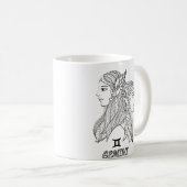 Elegant Zodiac-Zeichen Kaffeetasse (VorderseiteRechts)