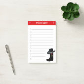 Elegant zum Auflisten & Länderstiefel & Hut Post-it Klebezettel (Büro)