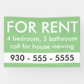 Elegant zum Mieten benutzerdefinierter Real Anwese Banner (Horizontal)