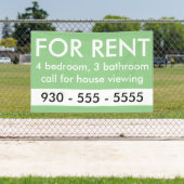 Elegant zum Mieten benutzerdefinierter Real Anwese Banner (Insitu)