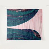 Elegant Zwei-Töne-Marmormuster Wandteppich (Vorderseite (Horizontal))