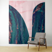 Elegant Zwei-Töne-Marmormuster Wandteppich (Beispiel)